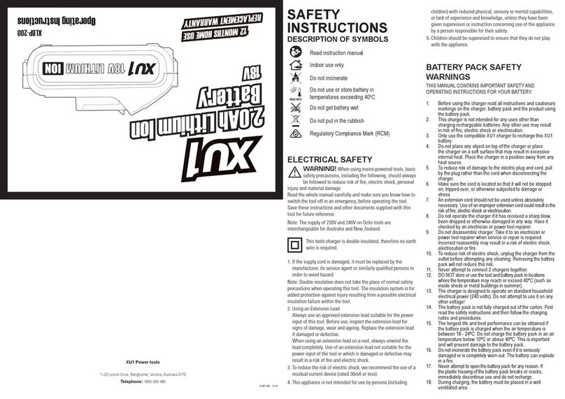 XU1 XLBP-200 quick start guide
