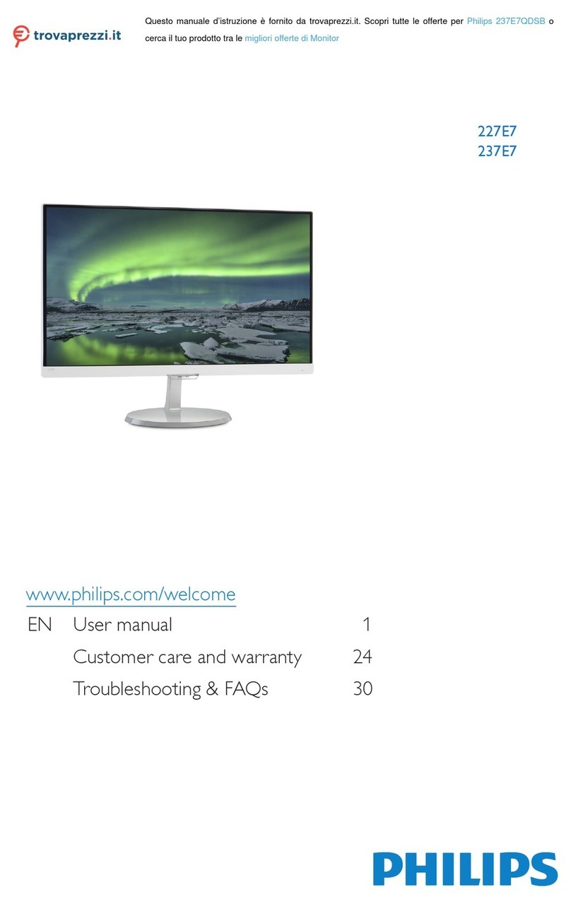 Philips 237E7QDSB User manual