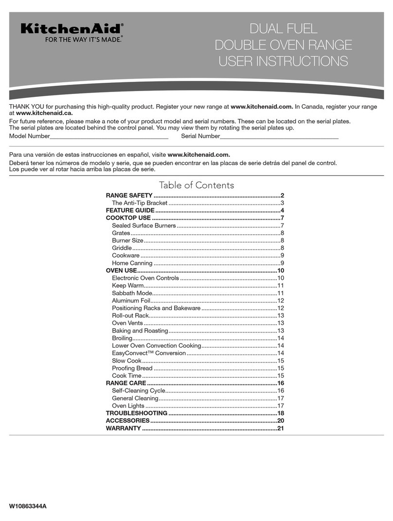 KitchenAid W10863344A User manual