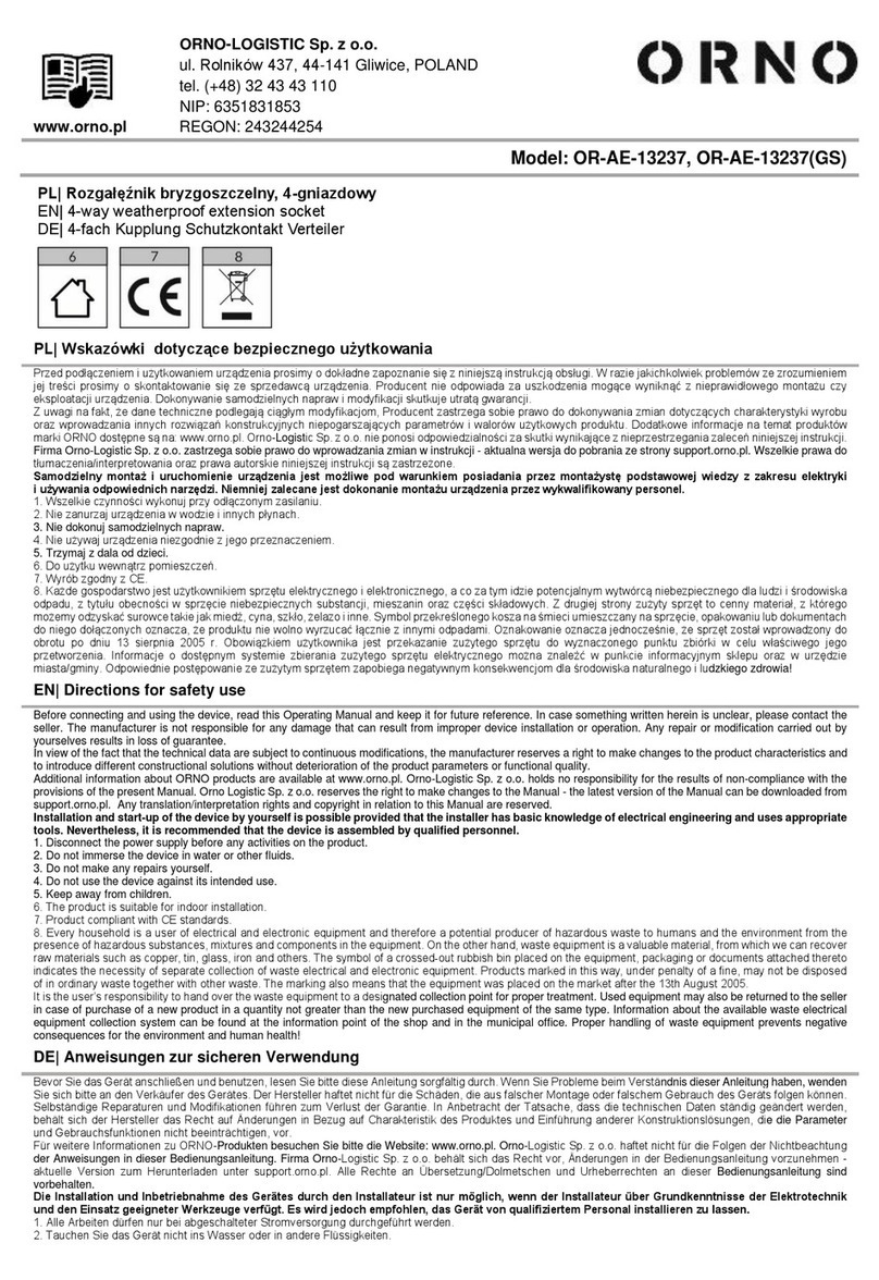 Orno OR-AE-13237 manual