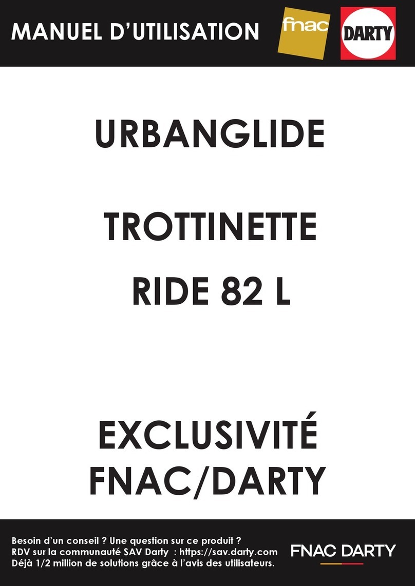 URBANGLIDE RIDE 82L Operation instructions