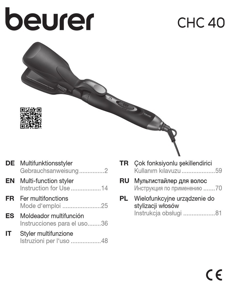 Beurer CHC 40 Instructions for use