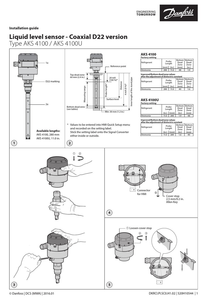 Danfoss AKS 4100 installation guide