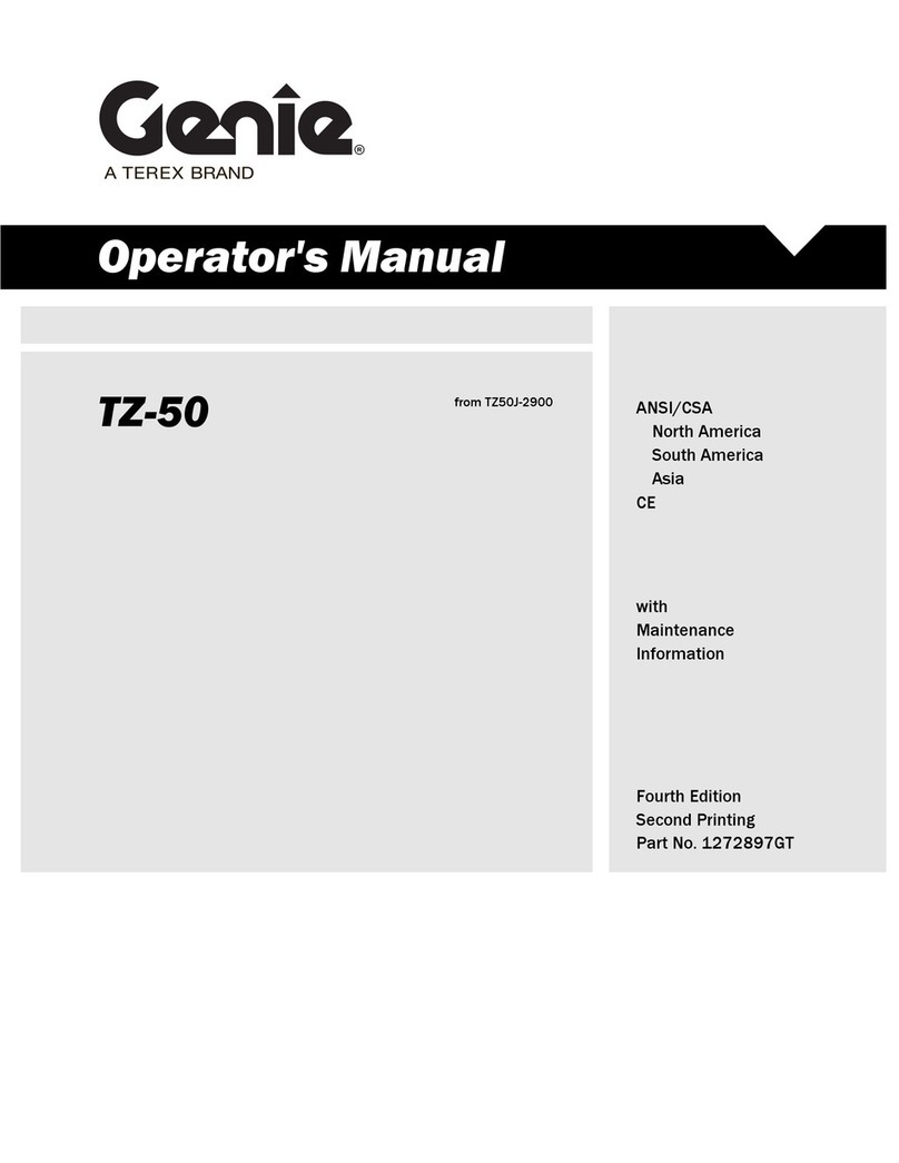 Terex TZ50J-2900 Operator's manual