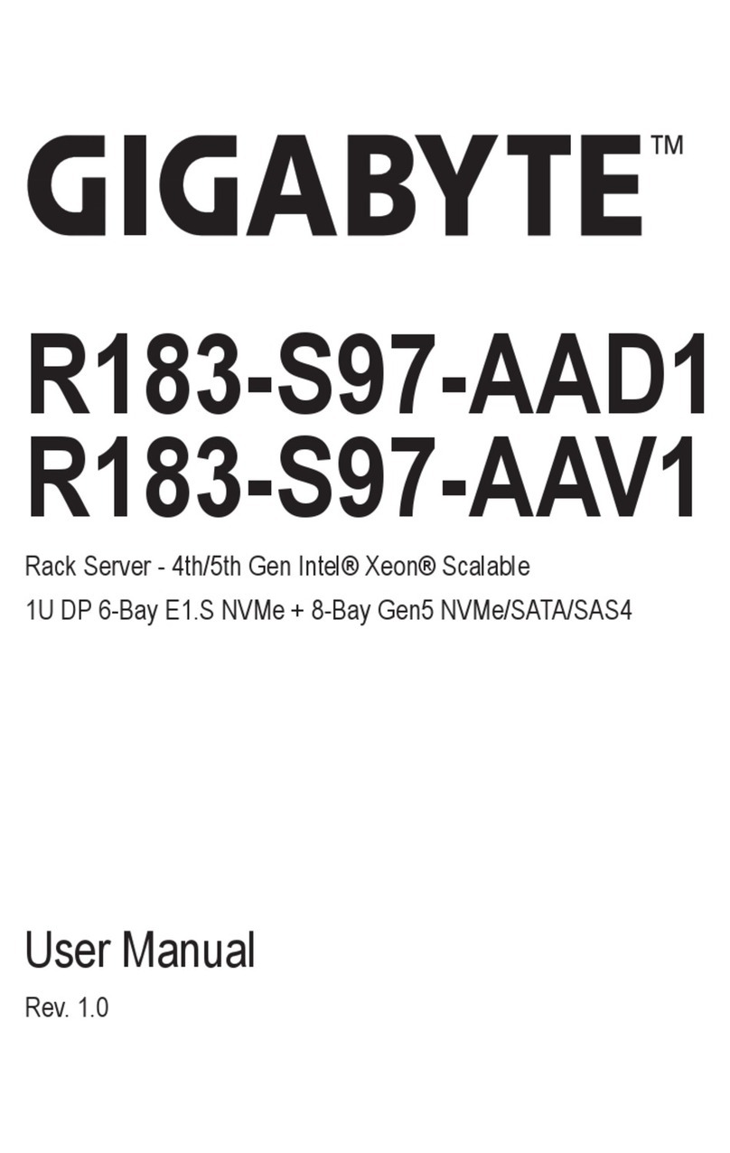 Gigabyte R183-S97-AAD1 User manual