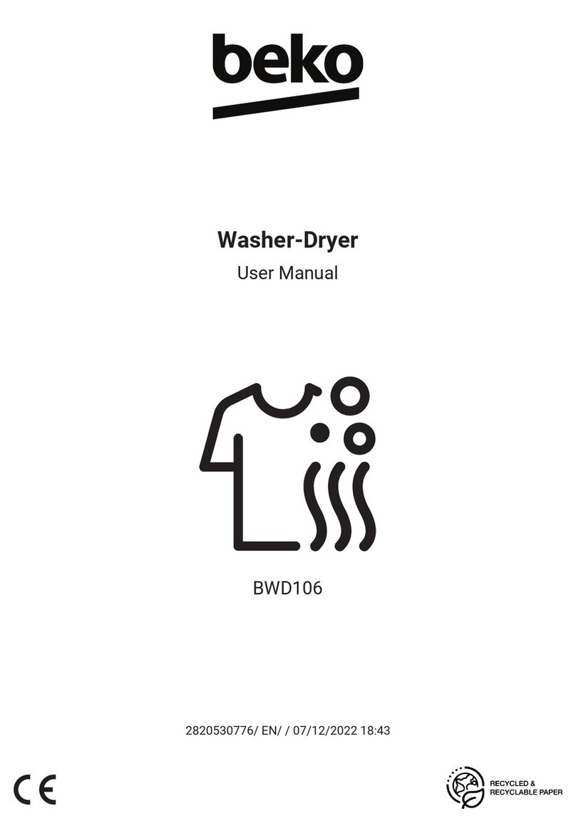 Beko BWD106 User manual Beko BWD106 User manual