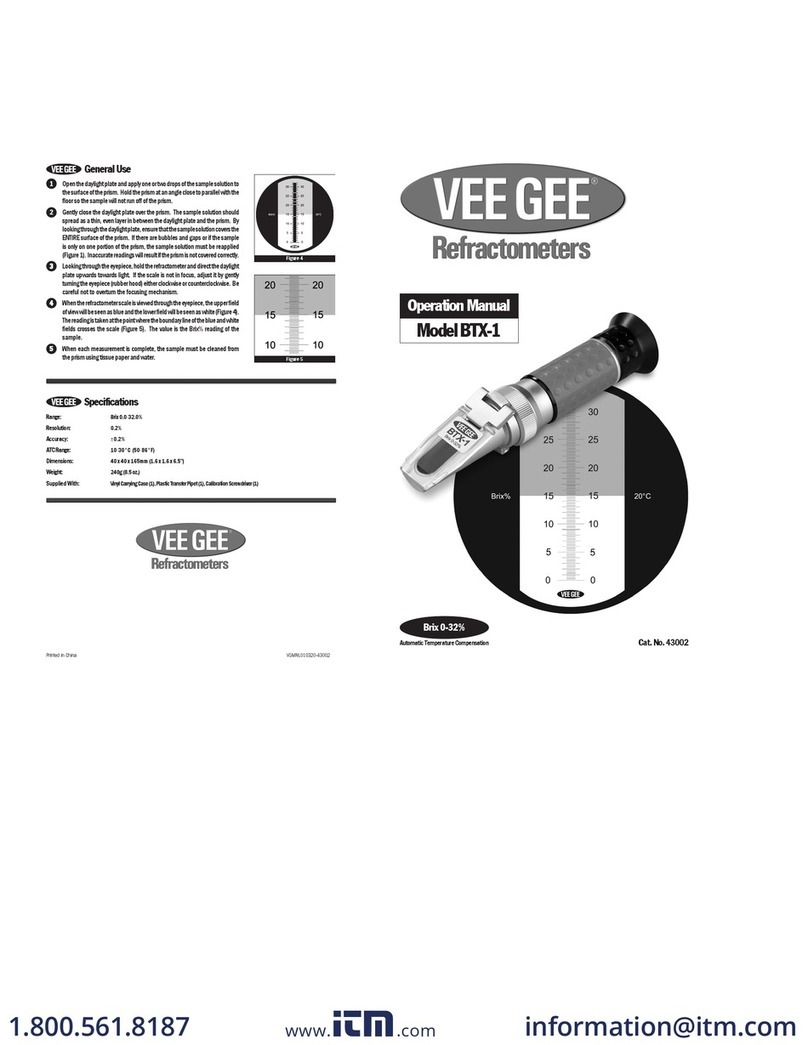VEE GEE BTX-1 User manual