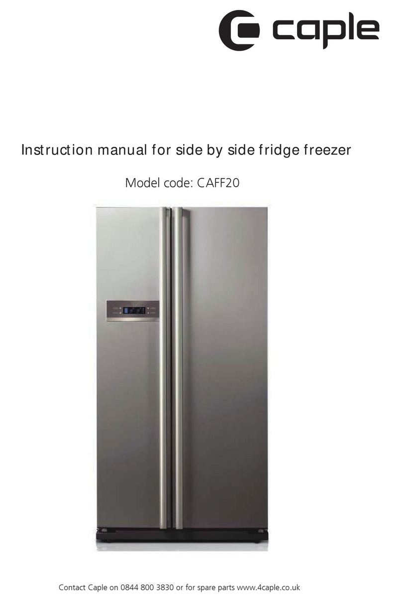 Caple CAFF20 User manual