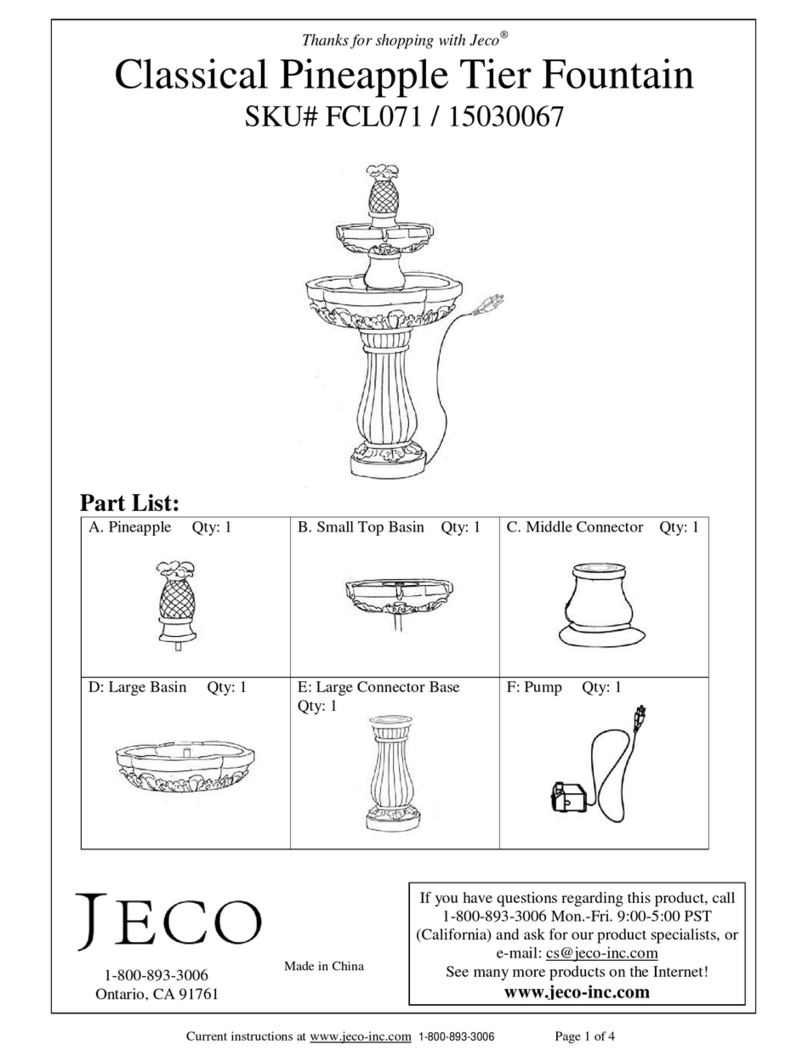 Jeco FCL071 User manual