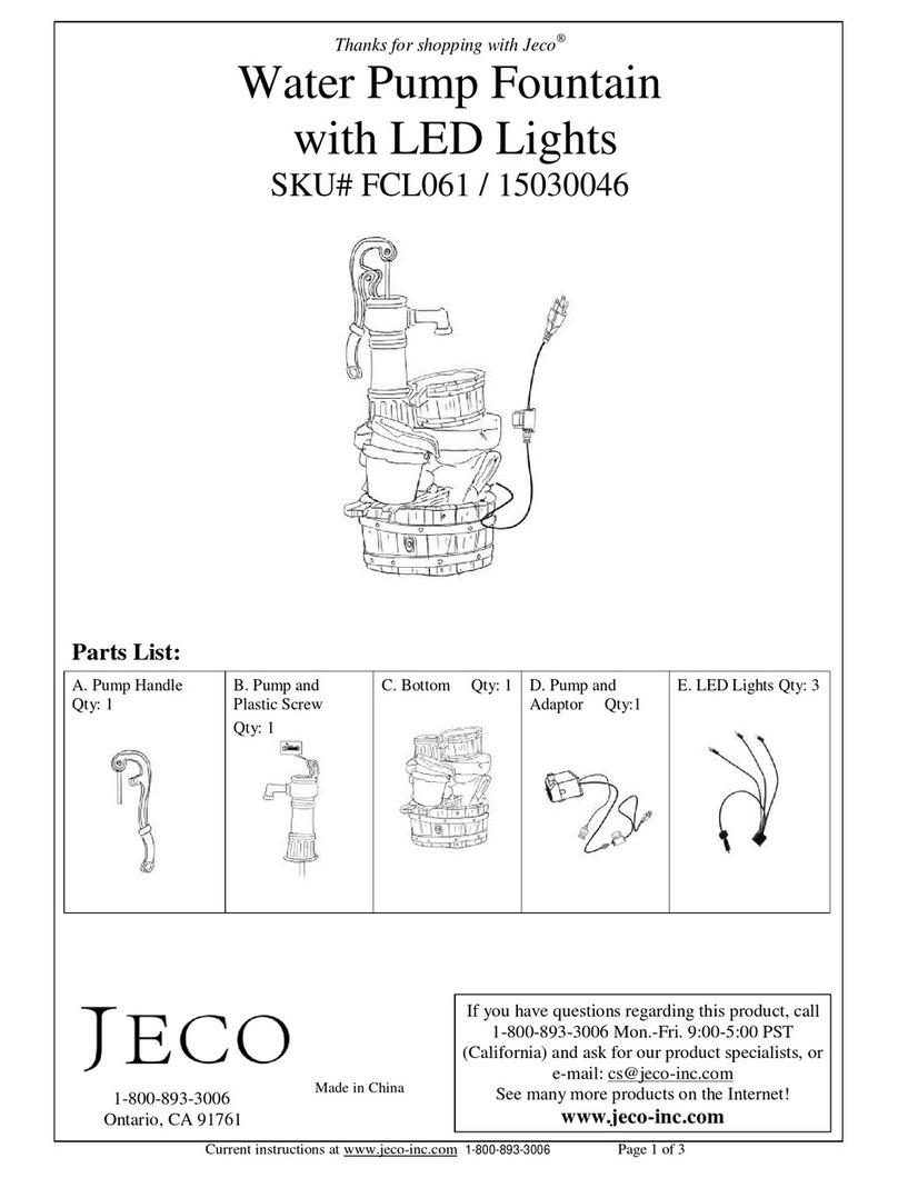 Jeco FCL061 User manual