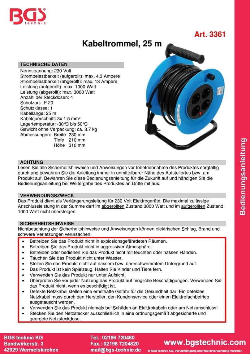 BGS technic 3361 User manual