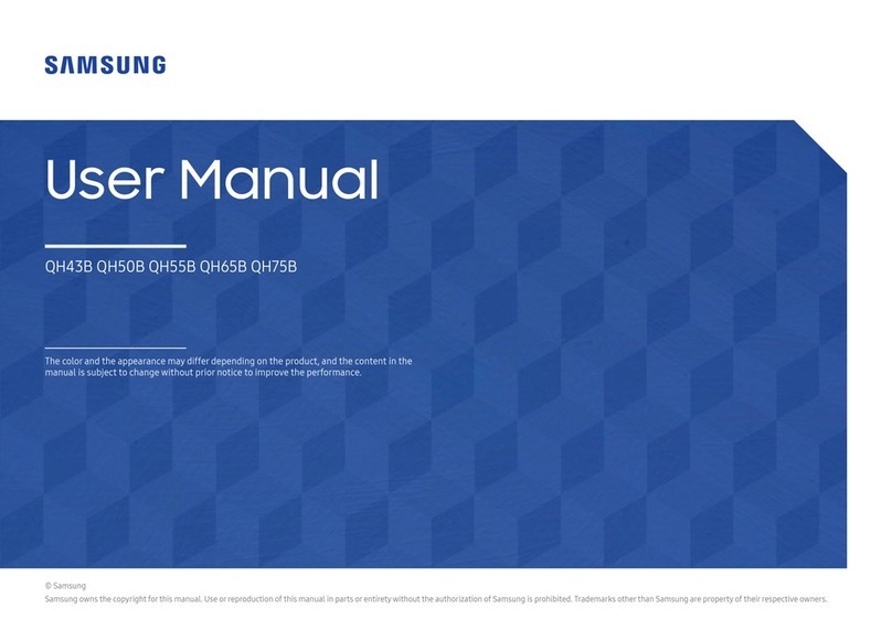 Samsung QH50B User manual