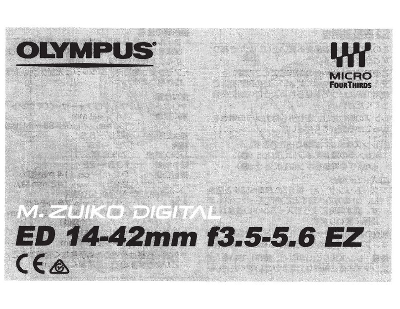 Olympus ED 14-42mm f3.5-5.66 EZ User manual Olympus ED 14-42mm f3.5-5.66 EZ User manual