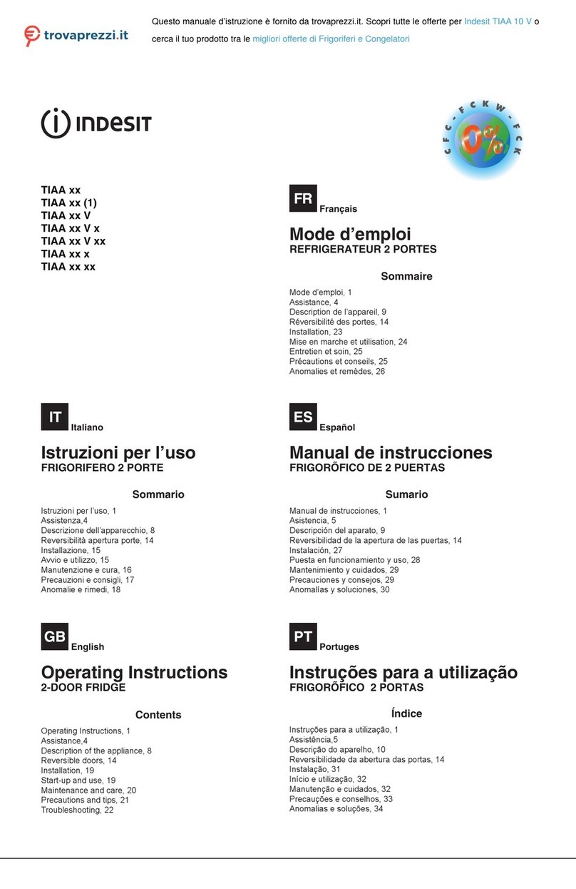 Indesit TIAA 10 V operating instructions