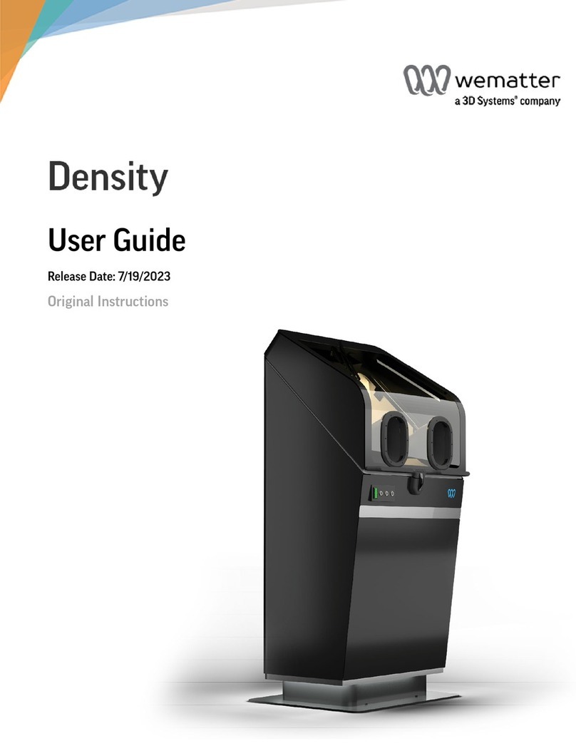 3D Systems wematter Density User manual