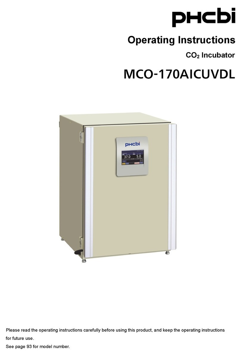 Phcbi cellIQ Series operating instructions Phcbi cellIQ Series operating instructions