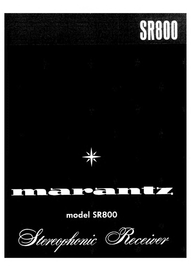 Marantz SR800 manual