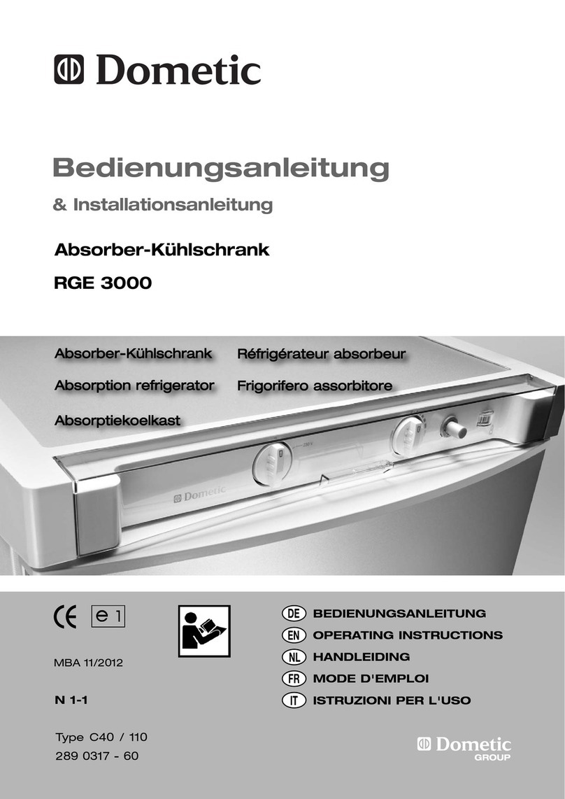Dometic Type C40/110 User manual