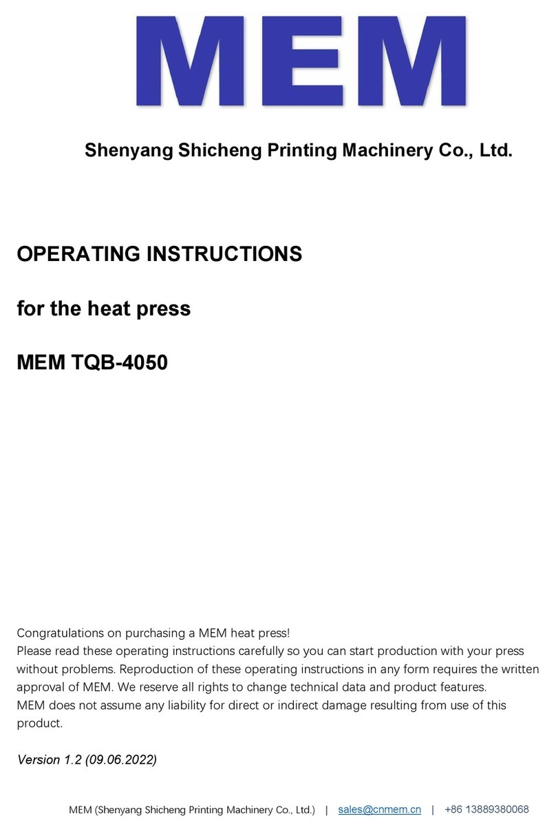 MEM TQB-4050 User manual