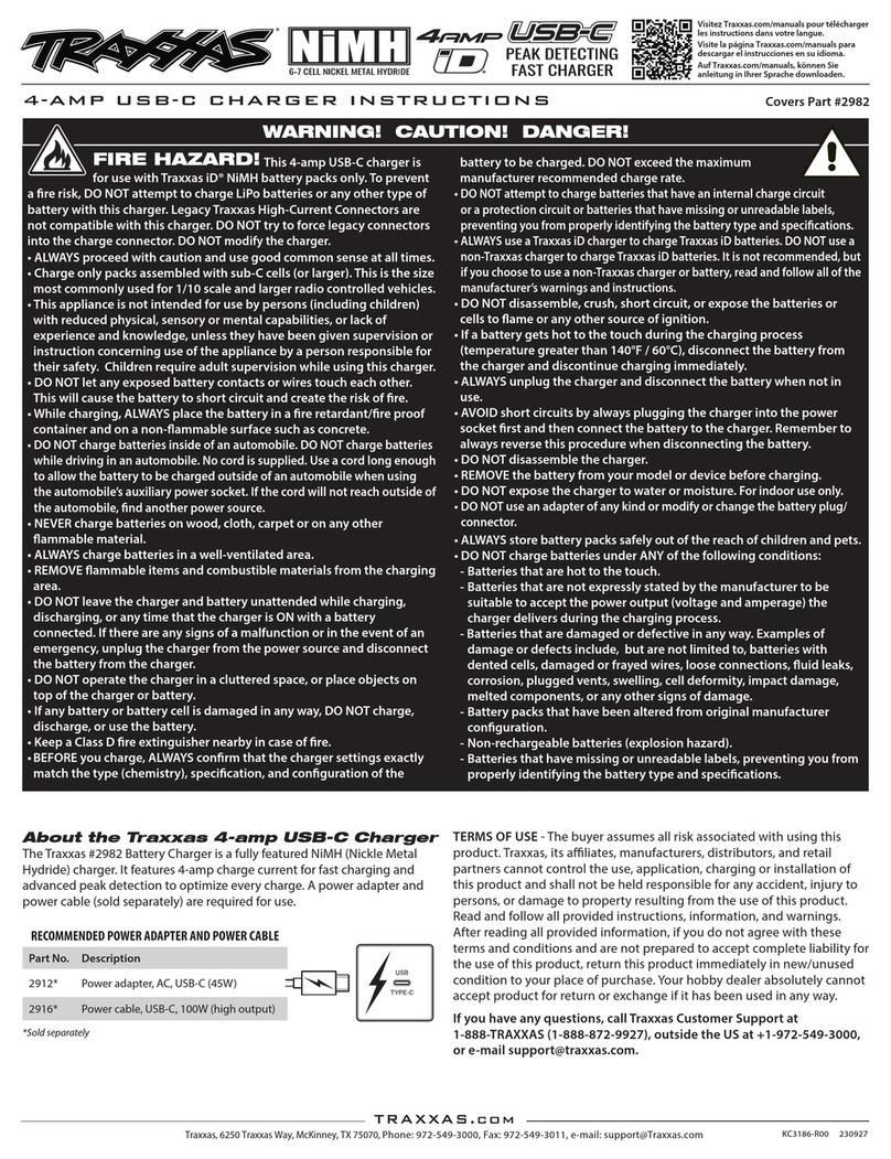 Traxxas 2982 instructions