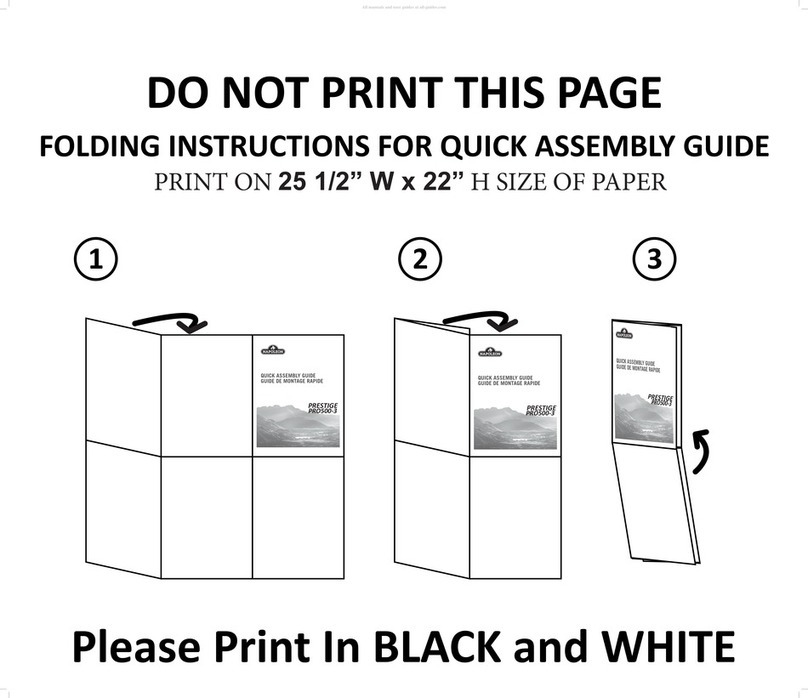 Napoleon PRO500-3 Quick assembly guide