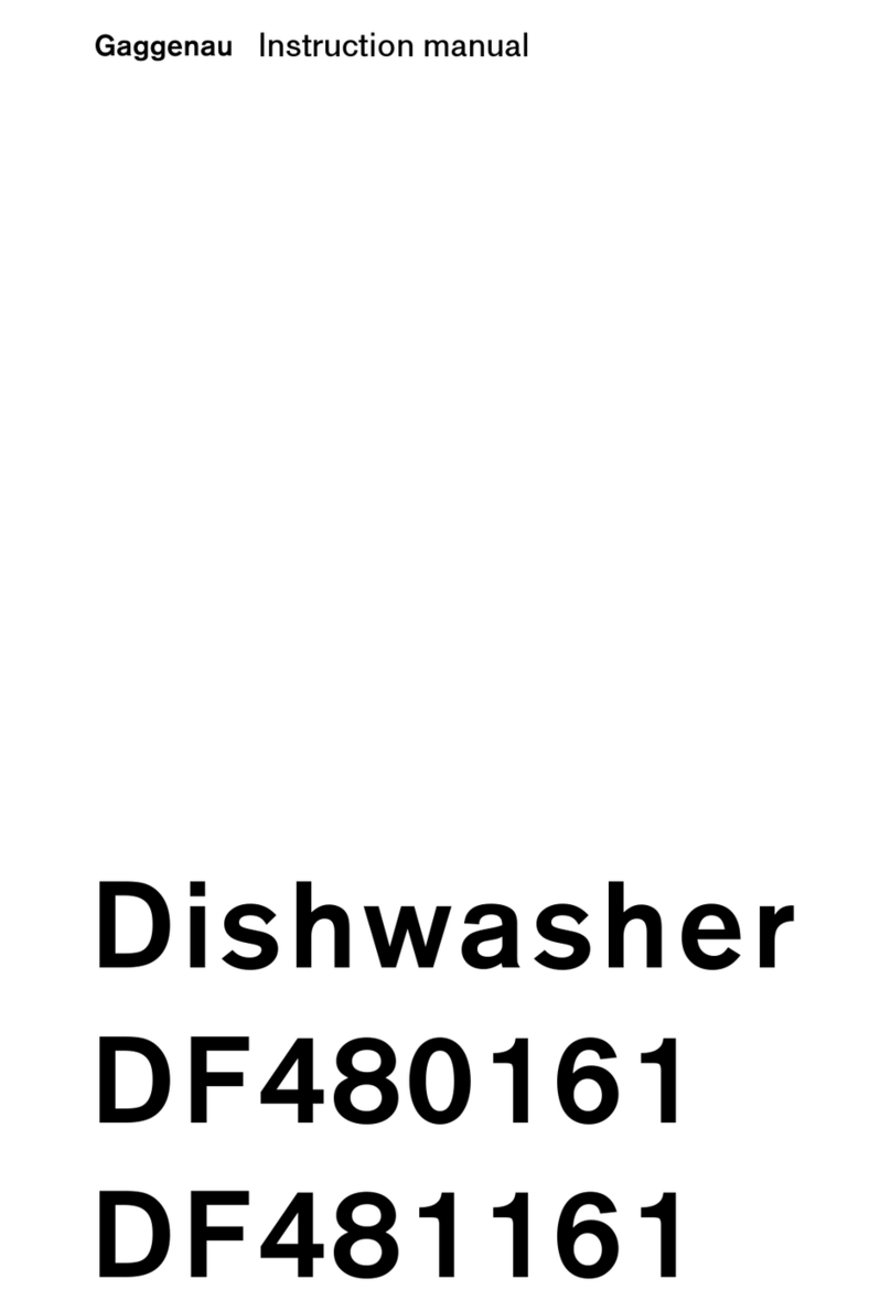 Gaggenau DF480161 User manual