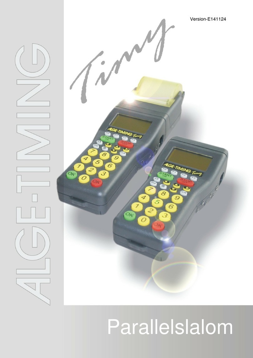 ALGE-Timing Timy User manual