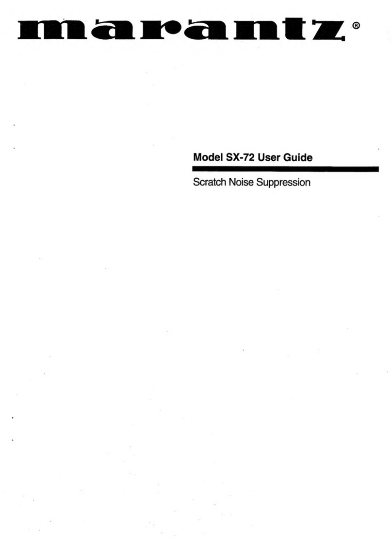 Marantz SX-72 user guide