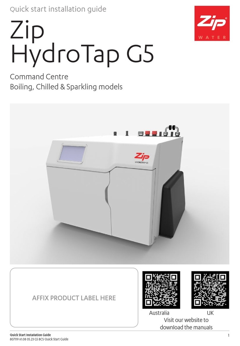 Zip HydroTap G5 Touch-Free Wave Instruction Manual
