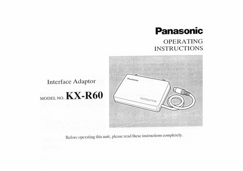 Panasonic KX-R60 User manual