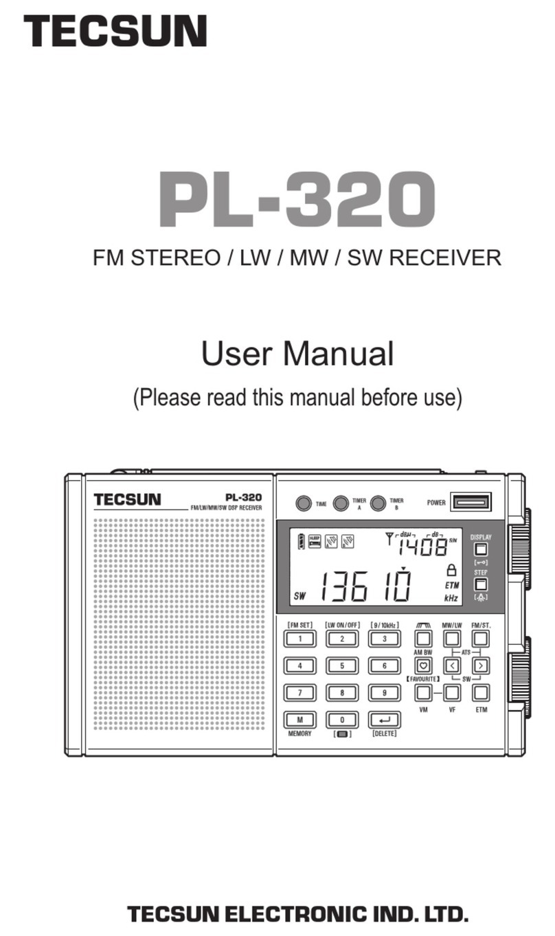 Tecsun PL-320 user manual