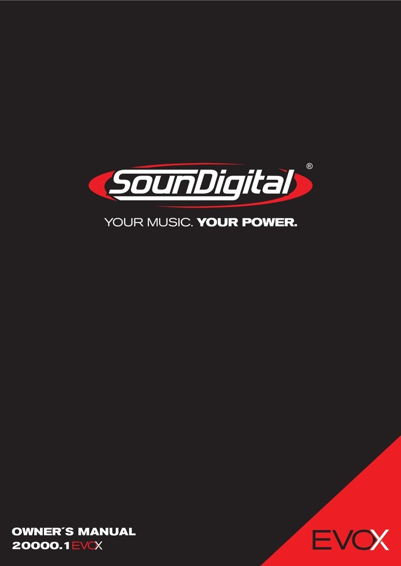 Soundigital 20000.1 EVOX User manual