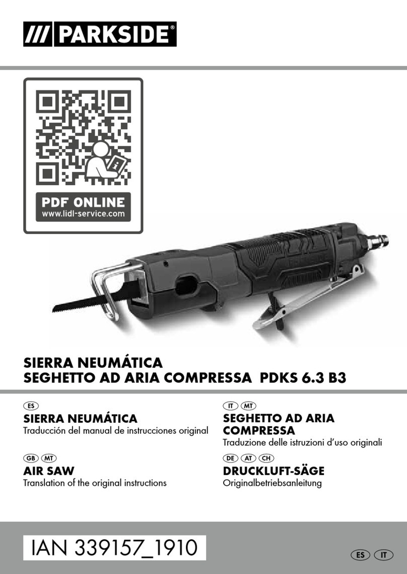 Parkside PDKS 6.3 B3 Translation of the original instructions