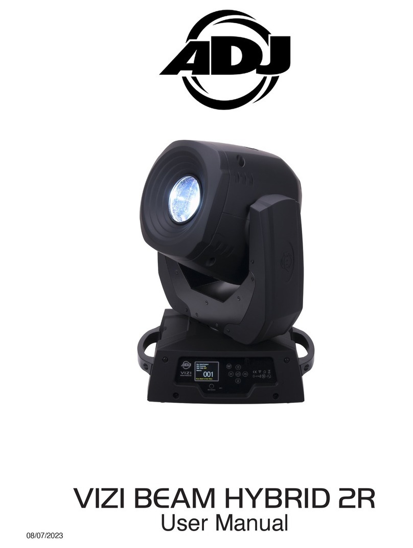 ADJ Vizi Beam Hybrid 2R User manual
