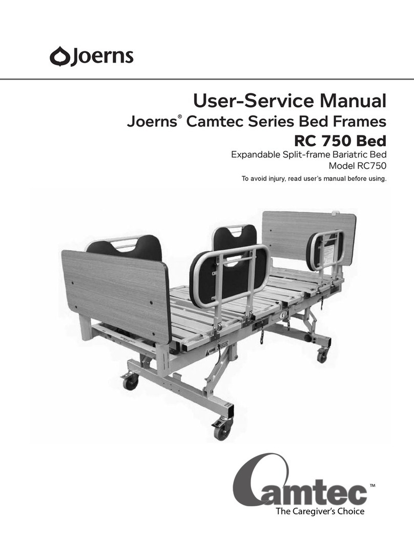 Joerns Camtec RC750 Troubleshooting guide