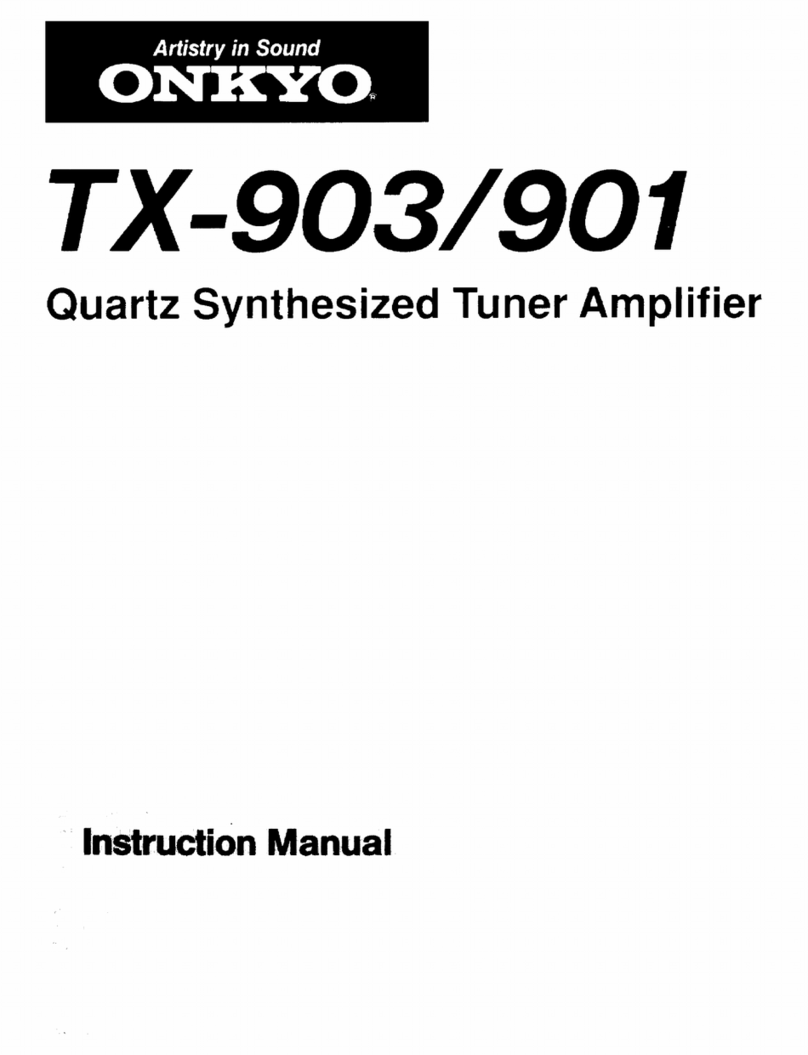 Onkyo TX-903 User manual