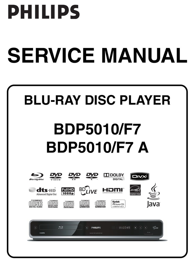 Philips BDP5010/F7 A Service manual
