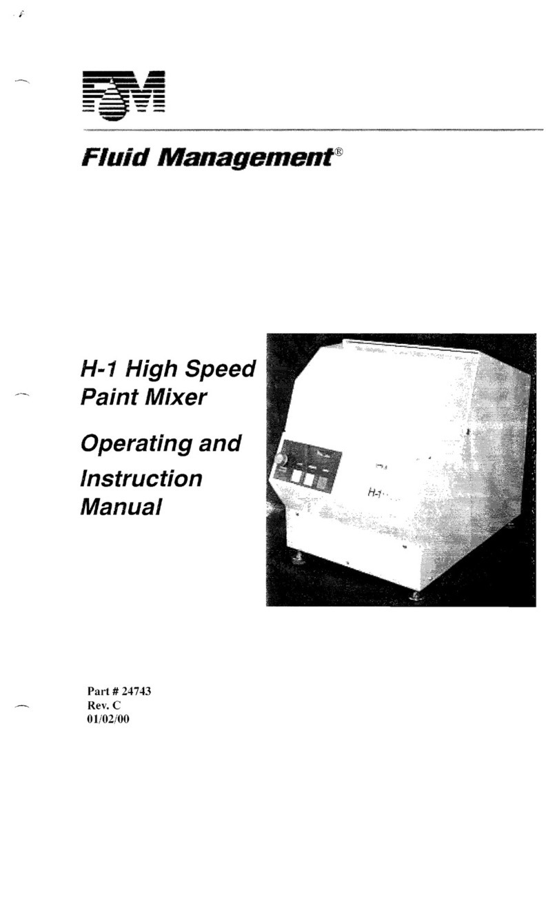 Fluid Management H-1 Operating and instruction manual