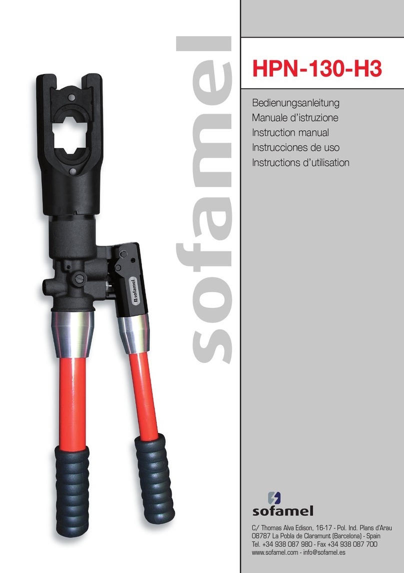 Sofamel HPN-130-H3 User manual