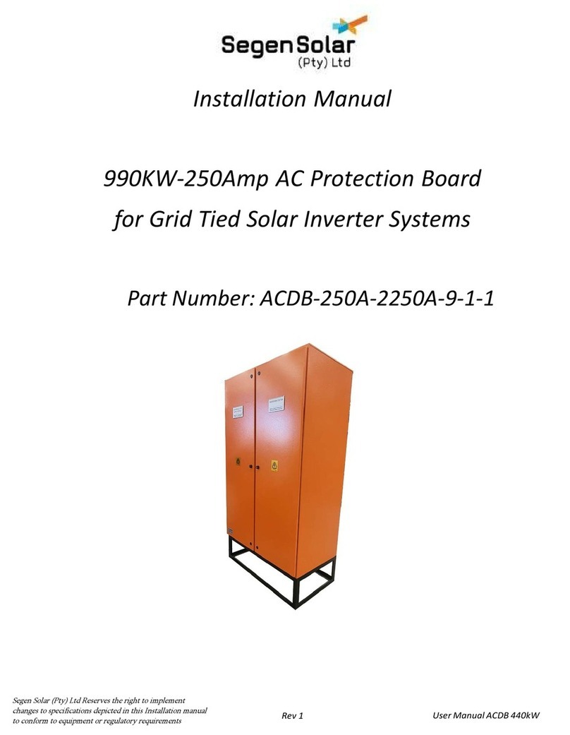 Segen Solar ACDB-250A-2250A-9-1-1 installation manual Segen Solar ACDB-250A-2250A-9-1-1 installation manual