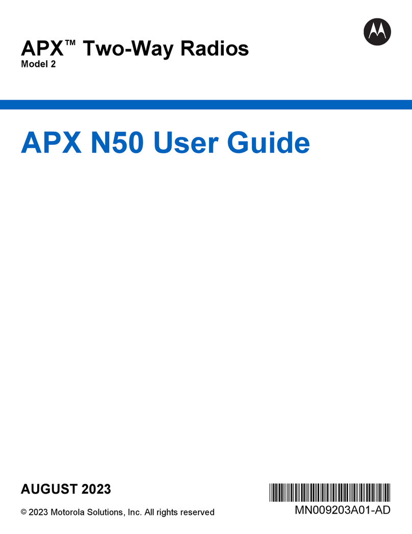 Motorola APX 2 User manual
