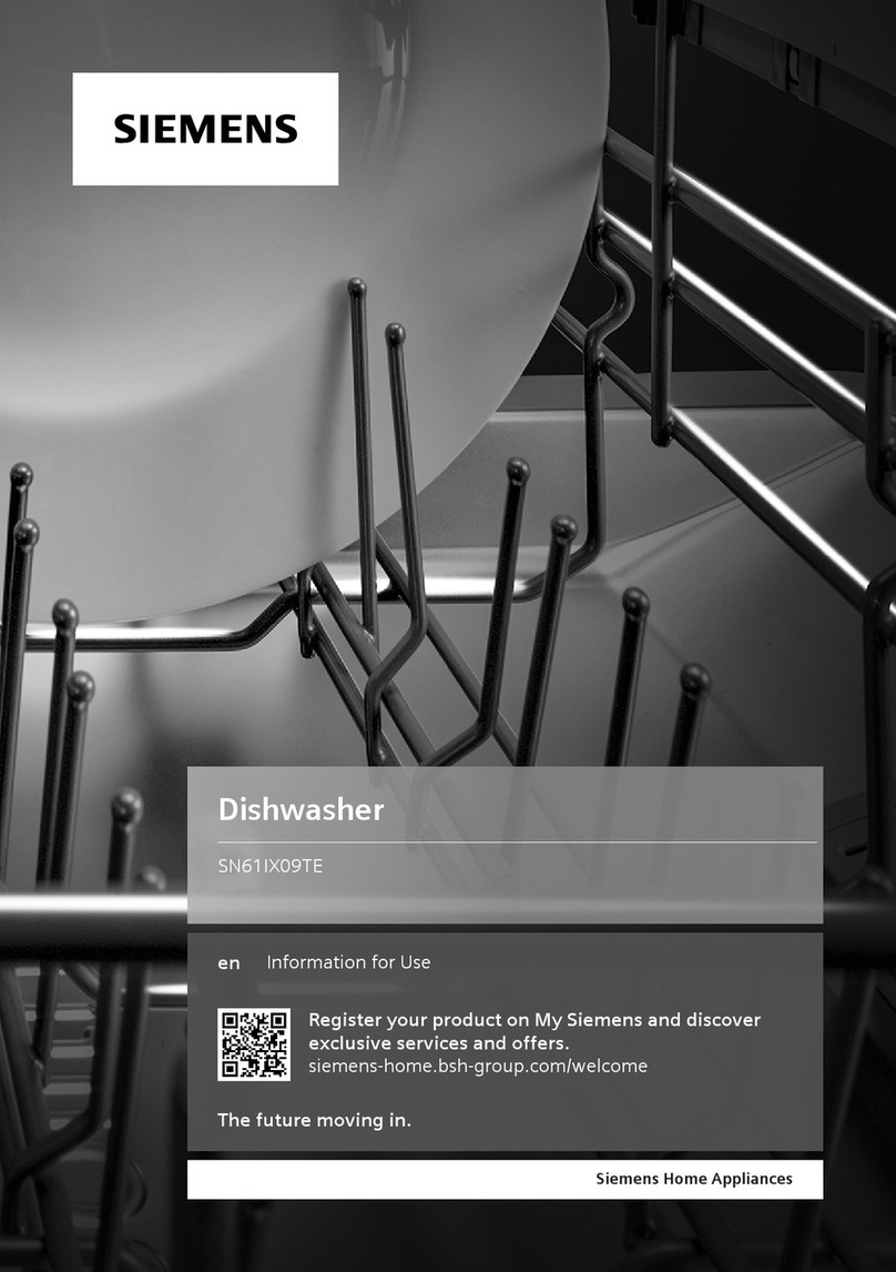 Siemens SN61IX09TE Specification sheet