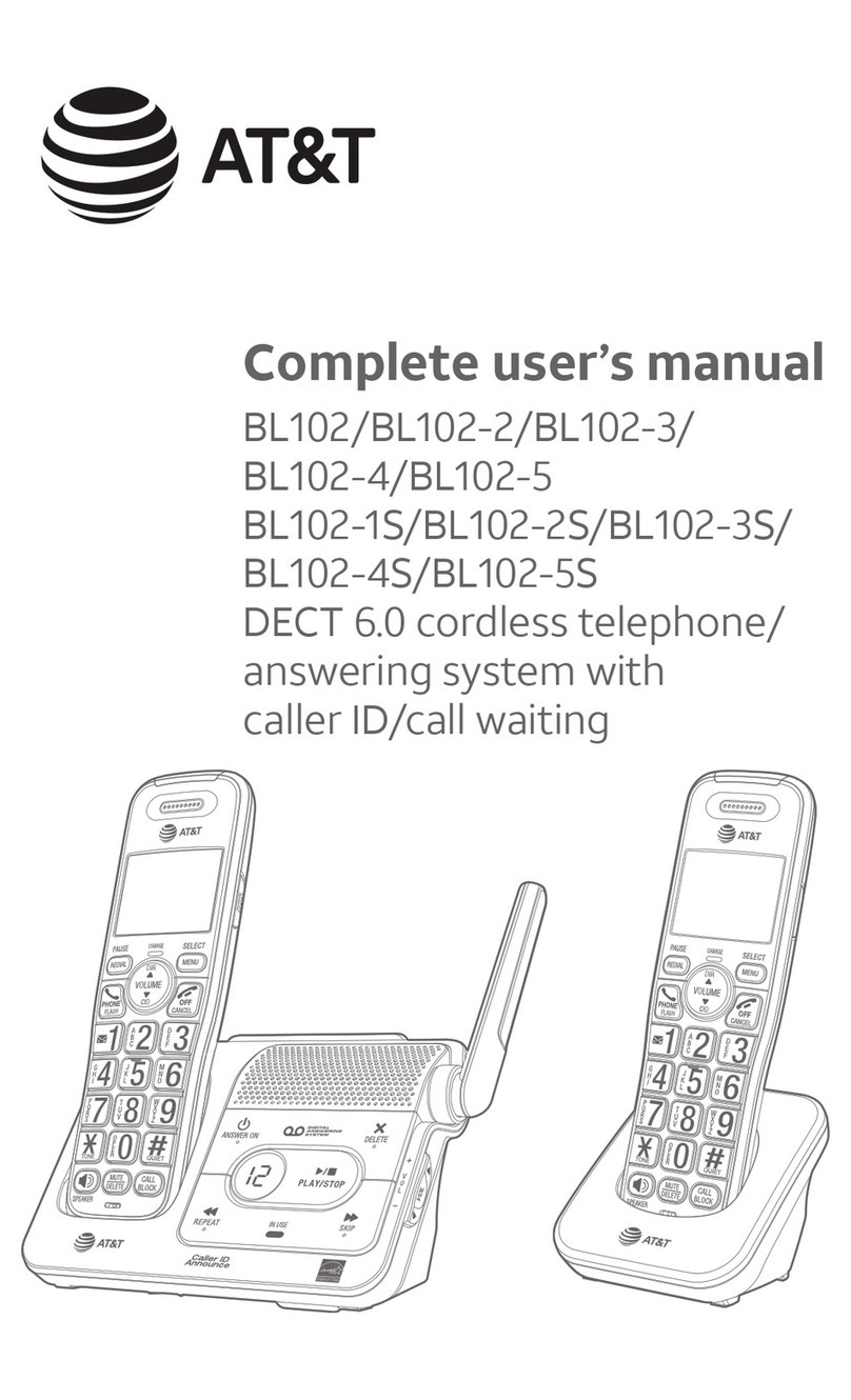 AT&T BL102-3 User manual