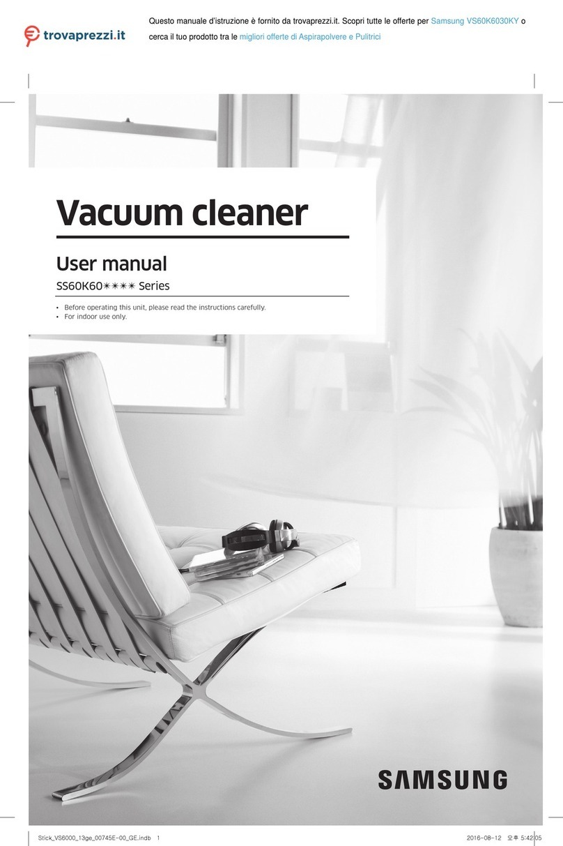 Samsung VS60K6030KY User manual Samsung VS60K6030KY User manual