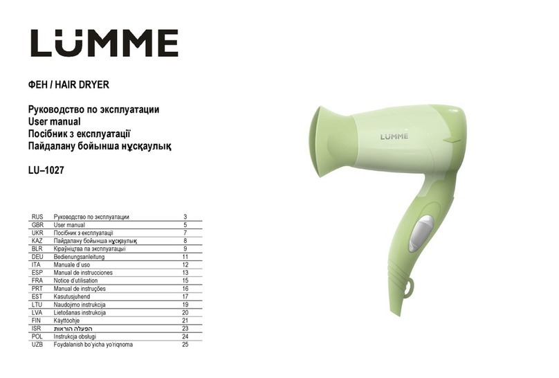 Lumme LU-1027 User manual Lumme LU-1027 User manual