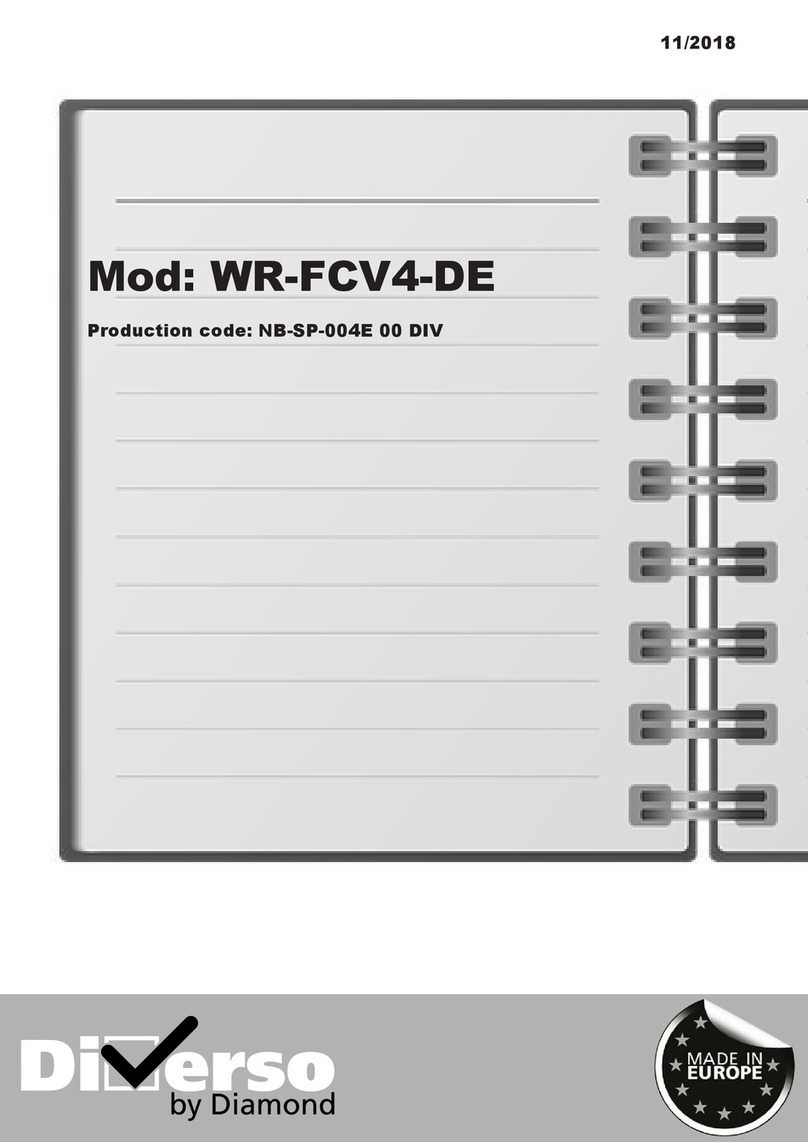 Diamond Diverso WR-FCV4-DE User manual
