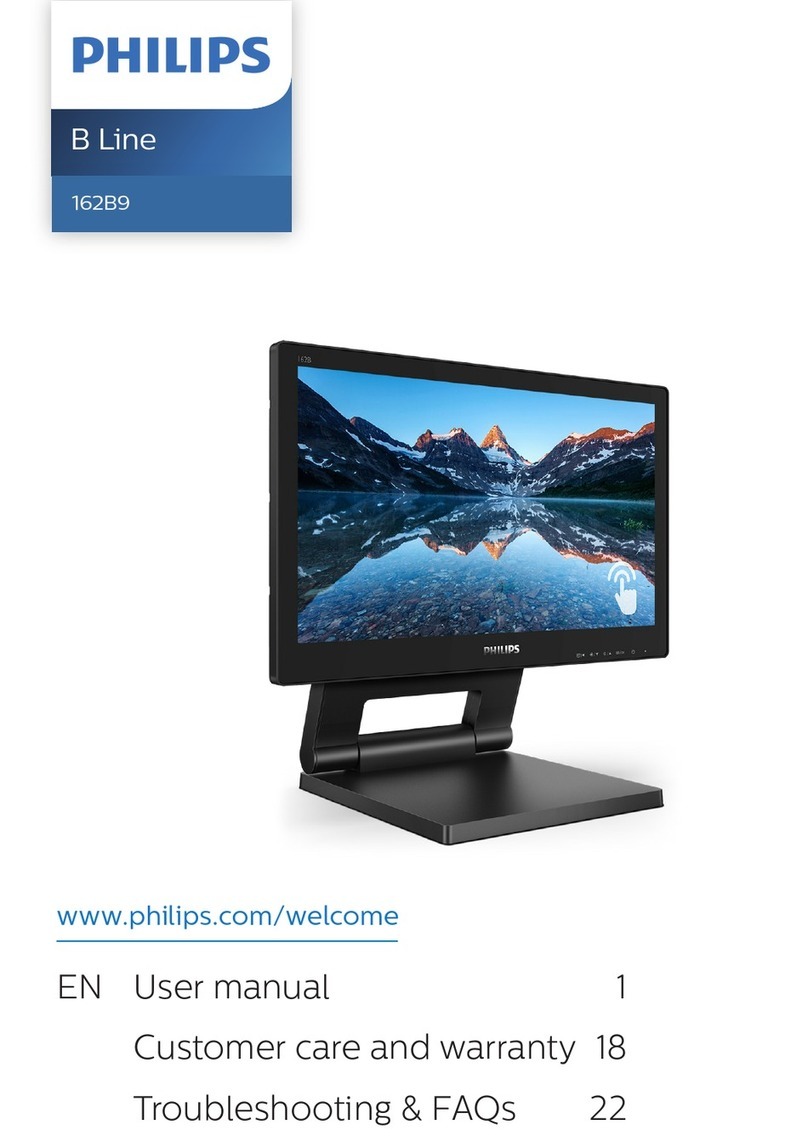 Philips B Line 162B9T/70 User manual