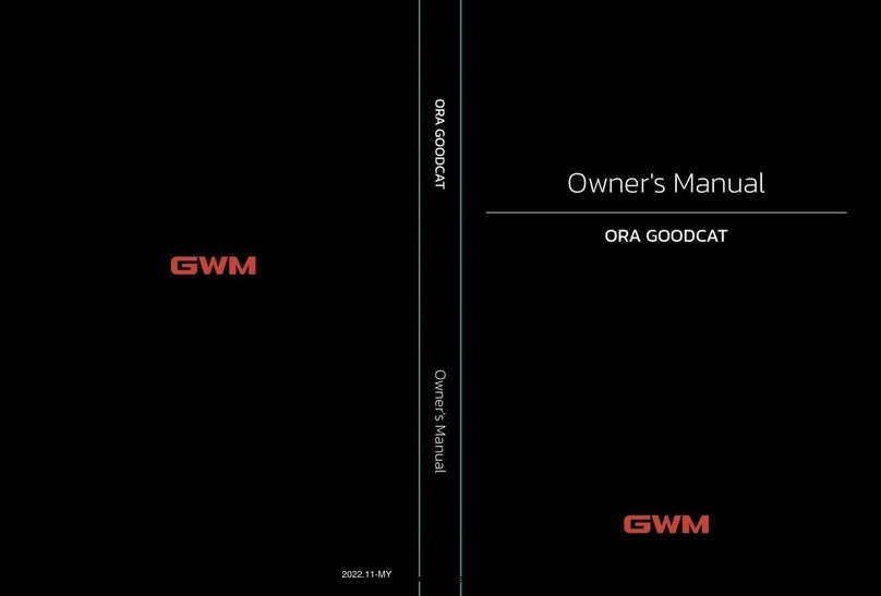 gwm ORA GOODCAT 2022 owner's manual