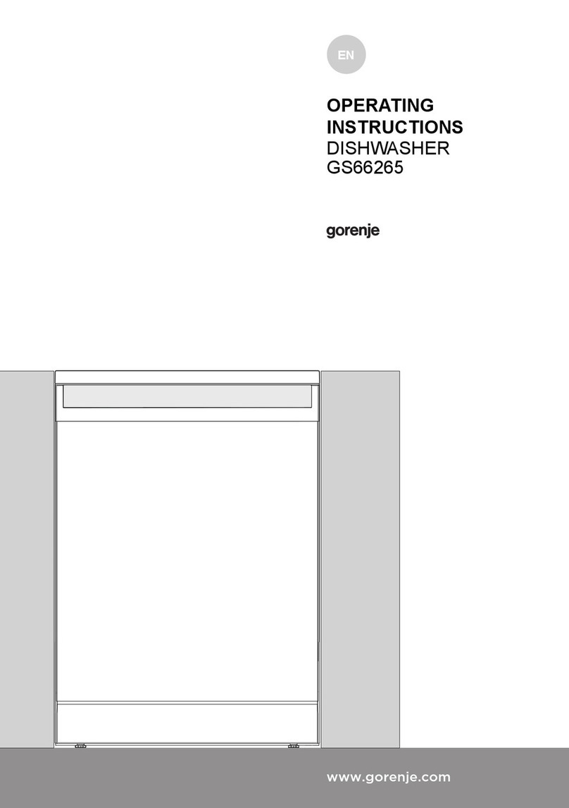 Gorenje GS66265 operating instructions
