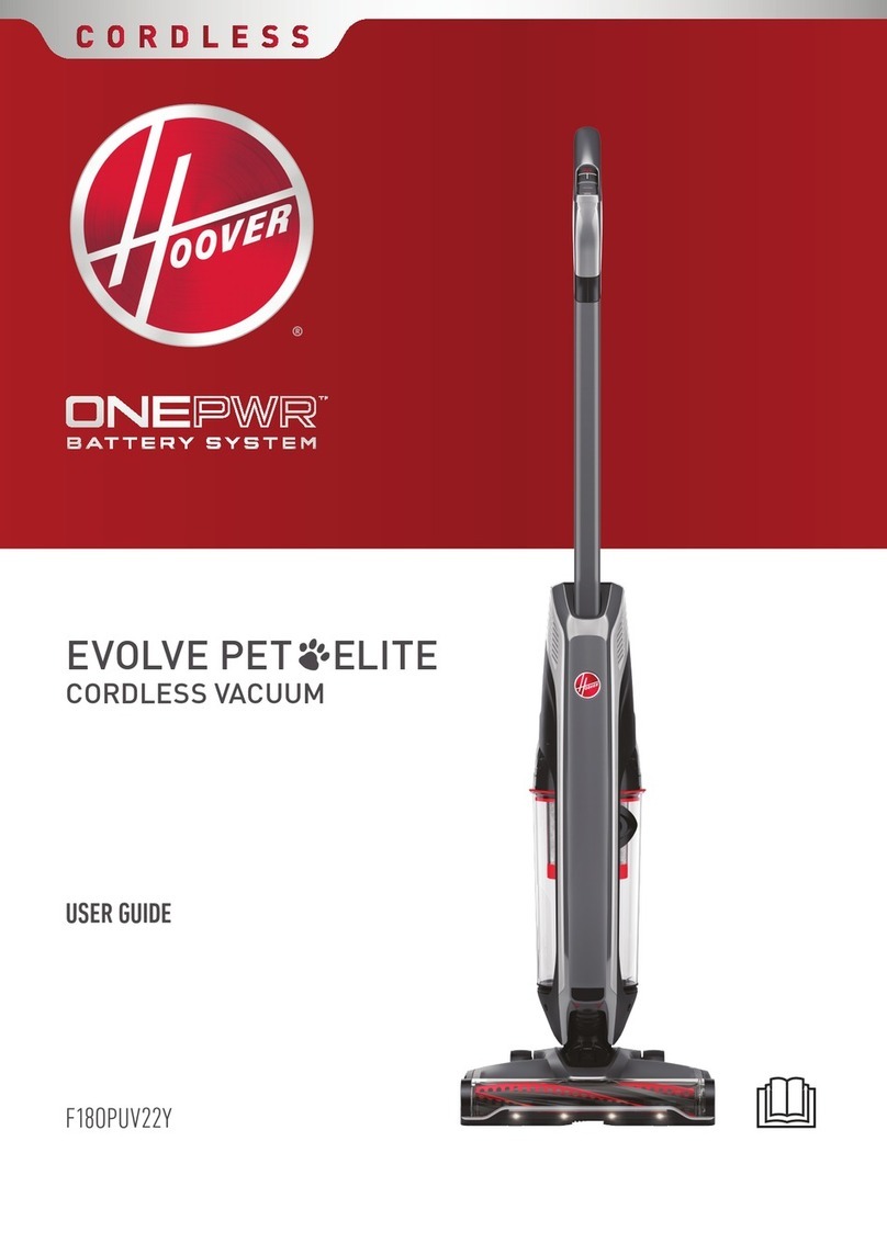 Hoover ONEPWR EVOLVE PET ELITE User manual
